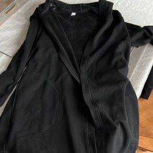 Black Robe Style open front cardigan